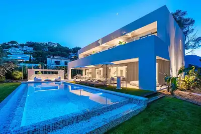 Image de Gotmar Beach is a modern contemporary villa, close to the beach, with Private Heated Swimming Pool, 5 bedrooms in Puerto Pollensa, Mallorca