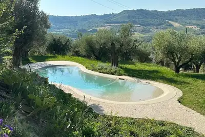 Image de Farmhouse with pool in the hills 5 km from Cupra Marittima.