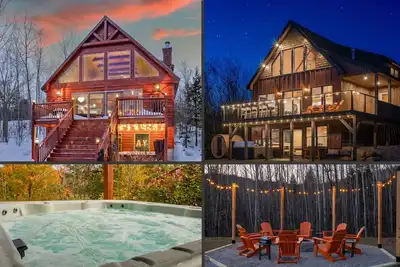 Image de New listing: 2 Chalets - Mtn Views, Hottubs, Sauna, Firepits, GameRoom, Sleep 29