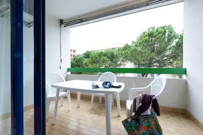 Image de Studio confortable avec vue latérale sur la mer à Bibione