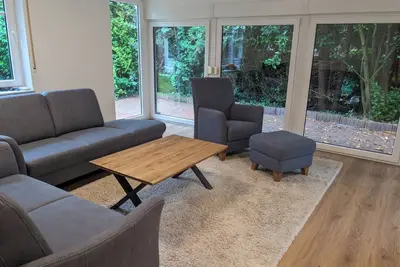 Image de Entire vacation home (130m²) in the center of Augustfehn with large garden.