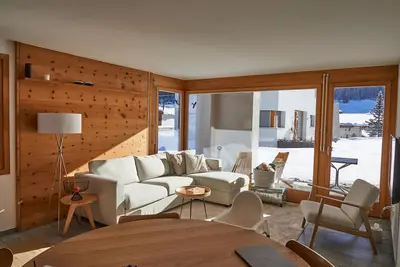 Image de Appartement de vacances S-chanf pour 1 - 4 personnes avec 1 chambre Ă coucher - Logement de vacances