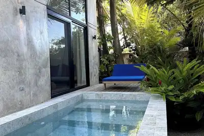 Charming 1-bedroom Loft with Jacuzzi, Wi-Fi & Ac in Cabarete - 5 min from Beach
