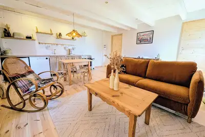 Image de Appartement calme dans le style bohème chic, La Tanière