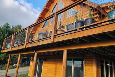 Image de Stunning SkyView 3-4 bedroom Cedar Log Home in Rangeley, Me