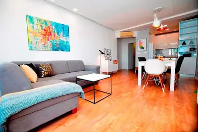 Image de New and Sunny apartment 5min from beach Trstenik