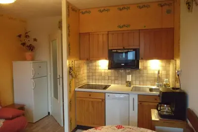 Image de Studio skis aux pieds, 4 pers, balcon, commerces proches