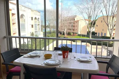 Image de Appt 2 pièces avec parking, piscine, 4 couchages, Cap d'Agde