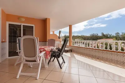 Vacances 'Lanzarote' avec piscine partagée, Wi-Fi et climatisation