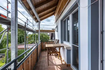 Studio 'Appartement 2' avec jardin partagé, balcon et Wi-Fi