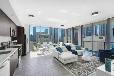 Image de 3-bedroom apartment in beautiful Miami with WiFi, fitness room, pool