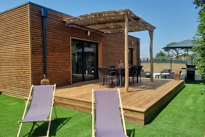 Image de Casa Juliette _ Maison bois à proximité du village et 5 min de la plage