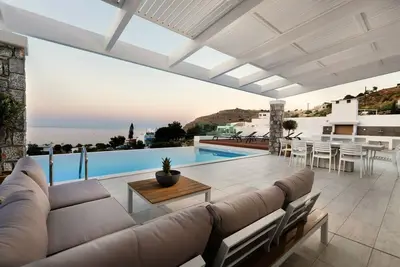 Image de Endearing Rhodes Villa | Villa Colossus | 4 Bedrooms | Breathtaking Sea Views | Lovely Furnished Terrace | Shaded Outdoor Dining Area | Prime Location | Lindos