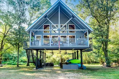 Image de ❤️ River fun, log cabin, family / couples retreat!