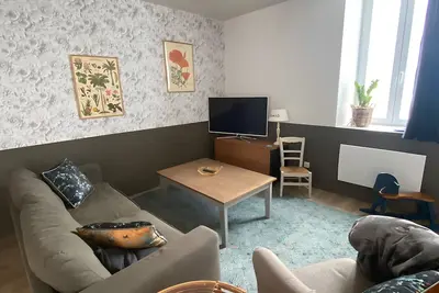 Maison de vacances 'Katel Chez Elle - Maison 5 Pers' avec terrasse privée, jardin privé et Wi-Fi