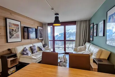Image de Spacieux appartement avec parking et accès piscine à Flaine
