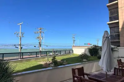 Beachfront apartment with 2 bedrooms, 2 bathrooms and a balcony