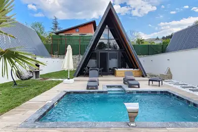 2+1 Private (Heated) Pool-Sauna-Jacuzzi-5 Person Bungalow in Sapanca Ünlüce