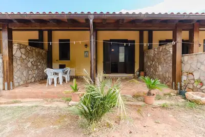 Image de Maison de vacances 'Un Viaggio Nella Rilassante Natura' avec vue sur montagne