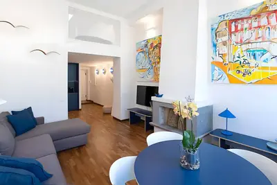 Image de Appartement 'Moderno Appartamento Vista Mare' avec vue sur la mer, Wi-Fi et climatisation