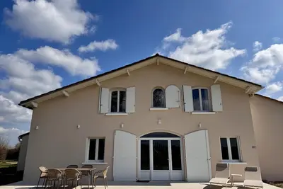 Image de Maison Blanche_SPA_Vue Vignes_Couché de soleil