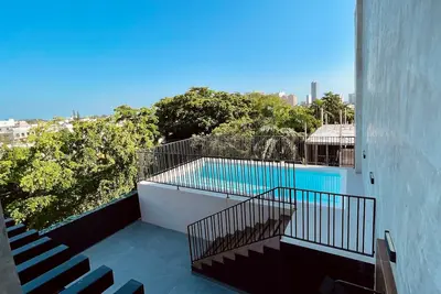 Image de Modern apartment with pool, 5 min from the beach