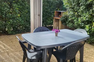 Image de Appartemment T2 au cap d'agde en rez de jardin, jardin, parking privé, terrasse