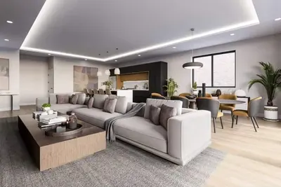 Image de Ultra-modern 4br/2. 5ba Uptown/Edgewater duplex, featuring a rooftop deck with fire pit and easy access to the lake, dining, shopping, and Chicago’s cultural highlights.