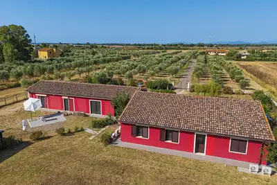 Image de Appartement \"La Casa Rossa\" avec terrasse partagée, Wi-Fi et climatisation