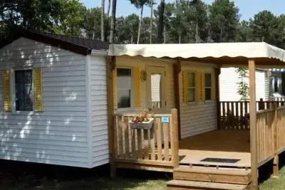 Mobil home 2 chambres avec télévision 4 personnes