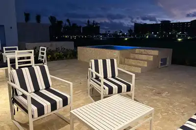 Image de Luxury oasis in Punta Cana, Jacuzzi, 1 min walk to the Crystal Lagoon.