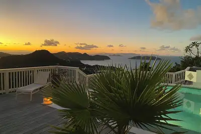 Image de Villa Vagabond, Vue Panoramique & Charme Caribéen à Saint-Barth, 3 Chambres