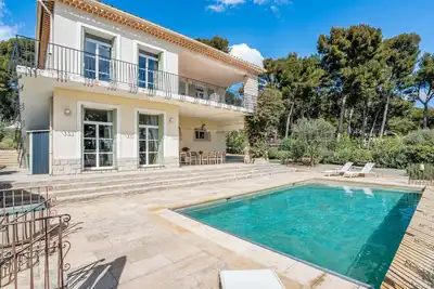 Image de Villa Pandora, piscine chauffée, vue mer, jardin