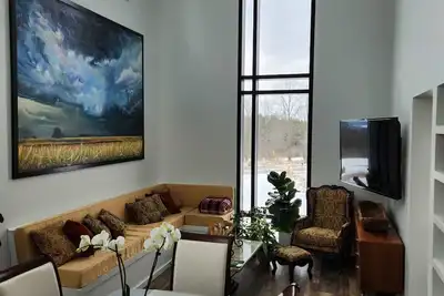 Image de the Sugar Cube, a stunning, spacious, modern villa with an orchard maze