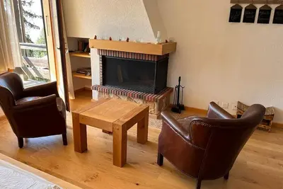 Image de Le studio se situe aux Arsets à env. 500 du départ du téléski des Fracherets, reliant le domaine ski