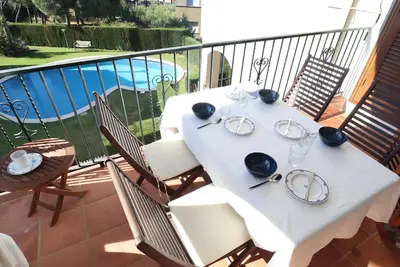 Image de Grand appartement 5 personnes avec terrasse et parking à S'Agaró