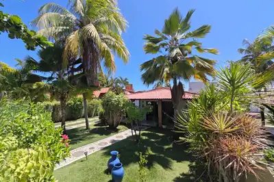 Image de 4/4 house in a gated community and next to a bar on Guarajuba beach. Total security.