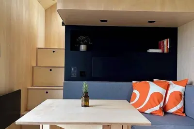 Image de Tiny House, 18sqm, 1 living/sleeping area with double bed, max. 2 persons