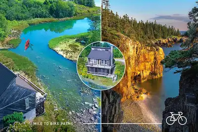 Image de Bike, hike, kayak Acadia cottage