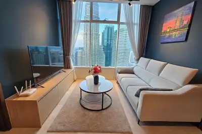 Image de 2-bedroom condo plus 1 extra Bunk bed with 600Mbps WiFi facing Klcc view