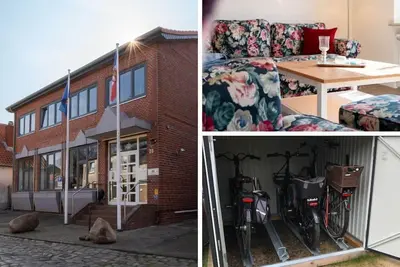 Image de Cozy vacation apartment for dogs and cyclists with terrace, barbecue area and Wl