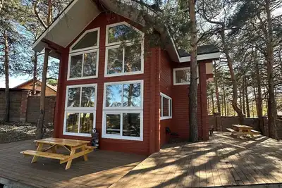 Image de Redhouse 2-bedroom country house in pleasant Imantau with WiFi