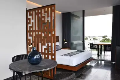 Image de Rooftop penthouse jungle and city  views