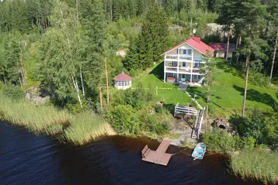 Image de Villa Rantakallio poreammeella Parikkalassa