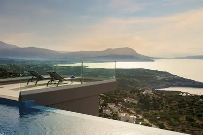 Image de Modern Crete Villa | Villa Azure Horizon | 4 Bedrooms | Large Terrace with Private Pool | Luxury & Privacy | Parking Area | Chania