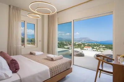 Image de Elegant Crete Villa | Villa Cretan Soul | 5 Bedrooms |Prviate Pool | Breathtaking Views | Modern Conveniences and Furnishings | Parking Area |Apokoronas