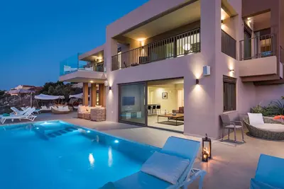 Image de Magnificent Crete Villa | Villa Opulent Horizon | 5 Bedrooms | Spacious Terrace with Outdoor Furniture | Prime Location | Parking Area | Chania