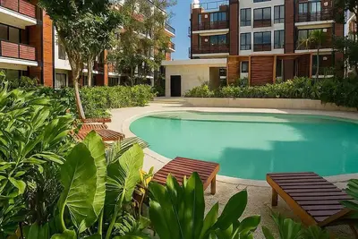 Image de Modern 2br Tulum Rooftop  Pool  Gym Coworking WiFi