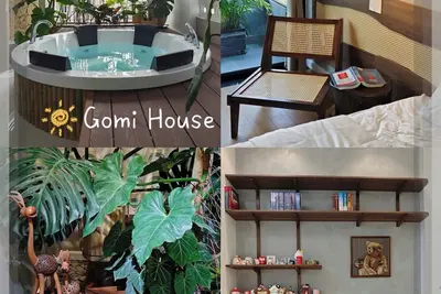GomiHouse-Cozy-4BRs-5' to Lotte Mart- jacuzzi pool