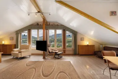 Image de Appartement de vacances 'Panoramablick' avec sauna, vue sur la montagne, terrasse privée et Wi-Fi